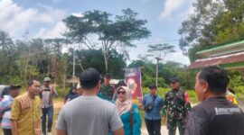 Babinsa Temajuk Dampingi BNPP RI Tinjau Wilayah Perbatasan RI–Malaysia