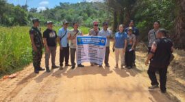 Kodim 1209/Bky Kawal Monitoring dan Evaluasi Pembangunan Desa di Bengkayang