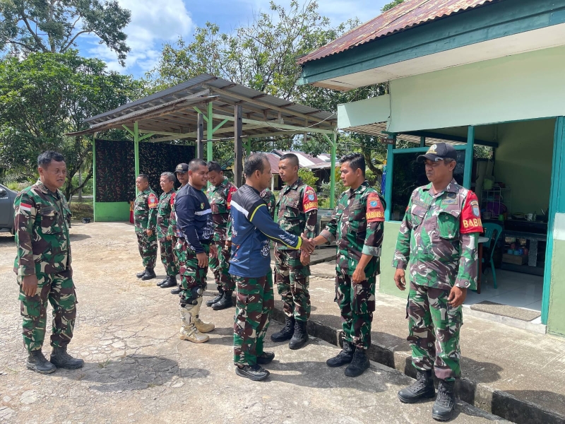 Danrem 121/Abw Sambangi Koramil 12 Parindu, Apresiasi Peran Babinsa di Sanggau