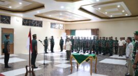 Pimpin Tradisi Purna Tugas, Dandim 1206/Putussibau Apresiasi Pengabdian PNS Kodim