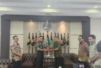 Pangdam XII/Tanjungpura Terima Kunjungan Kehormatan Direksi PT Antam di Makodam