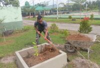 Tingkatkan Disiplin Satuan, Anggota Kodim 1202/Skw Laksanakan Pembenahan Pangkalan