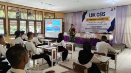 Kodim 1209/Bengkayang Berikan Pembekalan Bela Negara kepada Pengurus OSIS SMAN 1 Sungai Raya