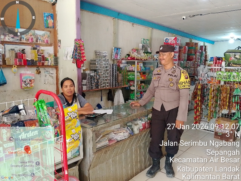 Pendekatan Humanis Polsek Air Besar Tingkatkan Kepercayaan Masyarakat