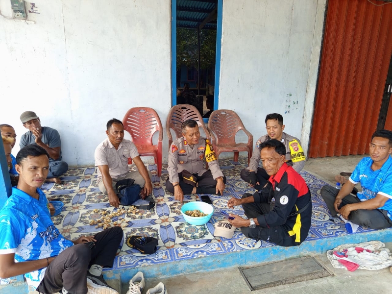 Kapolsek Matan Hilir Selatan Ajak Masyarakat Bersinergi Cegah Kebakaran Lahan