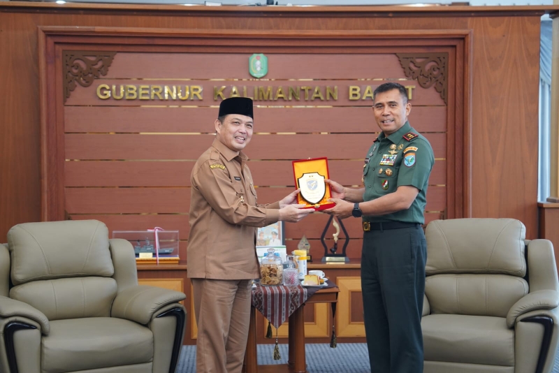 Rajut Harmoni Lintas Sektor, Pangdam XII/Tpr Temui Gubernur dan Forkopimda Kalbar