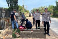 Laka Lantas di Desa Labang Ditangani Sigap Pamapta II Polres Melawi