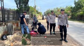 Laka Lantas di Desa Labang Ditangani Sigap Pamapta II Polres Melawi