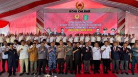 Polda Kalbar Hadiri Pelantikan Pengurus KONI Kalbar 2025–2029, Dukung Prestasi Olahraga