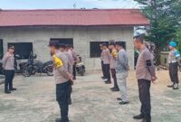 Kapolsek Mempawah Hulu Ingatkan Personel Jaga Disiplin Saat Apel Pagi