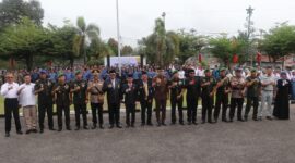 Kasiintel Kasrem 121/Abw Hadir di HUT ke-69 Kalimantan Barat