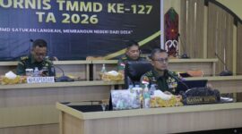 Kasdam XII/Tpr Ikuti Rakornis TMMD ke-127, Dorong Pembangunan Desa di Kalbar