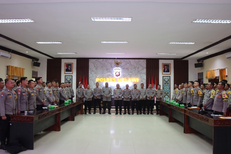 Kapolres Melawi Tekankan Penguatan Peran Bhabinkamtibmas dalam Pembinaan Masyarakat