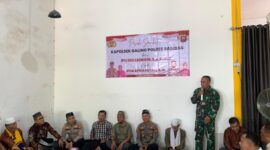Sinergi TNI-Polri Terjaga, Koramil 07/Teluk Keramat Hadiri Pisah Sambut Kapolsek