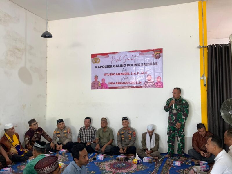 Sinergi TNI-Polri Terjaga, Koramil 07/Teluk Keramat Hadiri Pisah Sambut Kapolsek