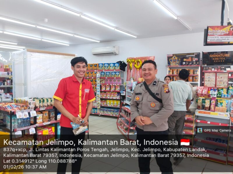 Patroli Humanis Polsubsektor Jelimpo, Polisi Ajak Warga Jaga Kamtibmas