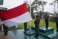 Disiplin dan Jiwa Korsa Prajurit Diperkuat dalam Upacara Kodim 1206/Putussibau
