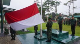 Disiplin dan Jiwa Korsa Prajurit Diperkuat dalam Upacara Kodim 1206/Putussibau