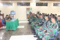 Kodim 1206/Putussibau Sosialisasikan Gaktib dan Gelar Operasi Yustisi Citra Wira Mandau