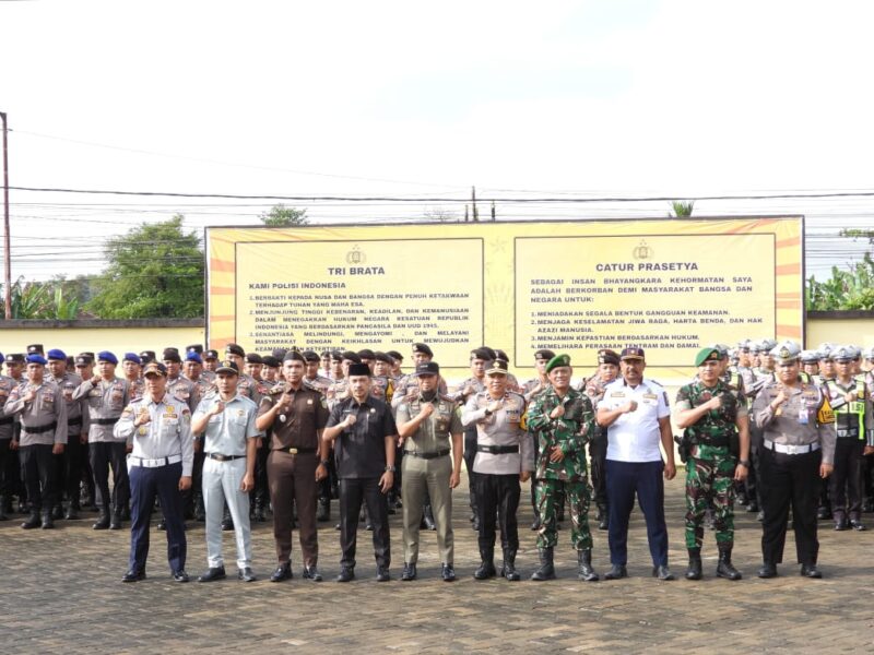Pasi Ops Kodim 1208/Sambas Hadir di Apel Kesiapan Operasi Keselamatan Kapuas 2026