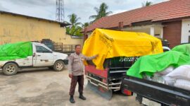 Polsek Mempawah Hulu Salurkan Jagung Petani ke Bulog Pontianak