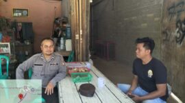 Patroli Siang Polsek Meranti Ajak Warga Bersatu Perangi Narkoba
