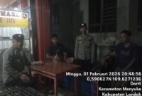 Samapta Polsek Menyuke Gelar Patroli Malam, Antisipasi Kriminalitas di Jam Rawan