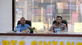 Dittahti Polda Kalbar Sosialisasikan Aturan Pengelolaan Barang Bukti di Polres Sintang