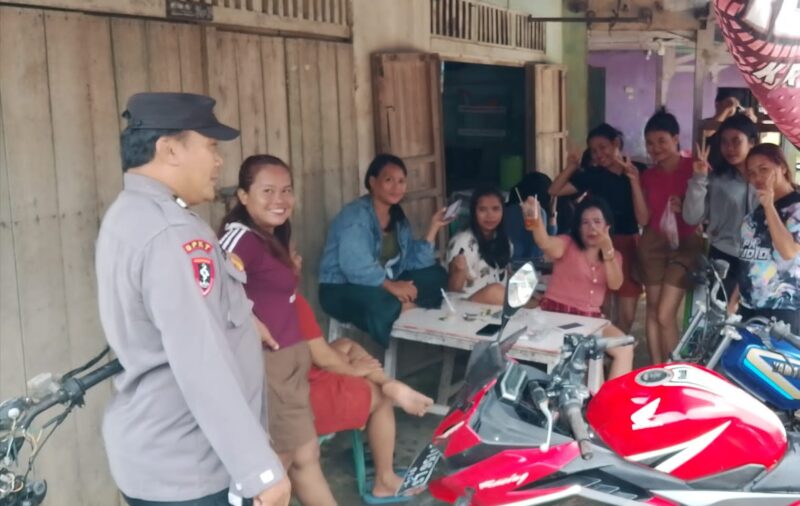 Dekatkan Diri ke Masyarakat, Polsek Kuala Behe Gelar Patroli Dialogis