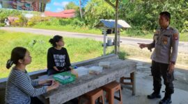 Patroli Siang Polsek Menjalin, Polisi Hadir Beri Rasa Aman ke Warga