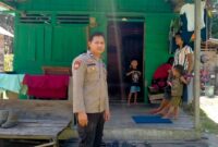 Cegah Aksi Maling, Polisi Sebangki Aktif Sambangi Warga Saat Patroli