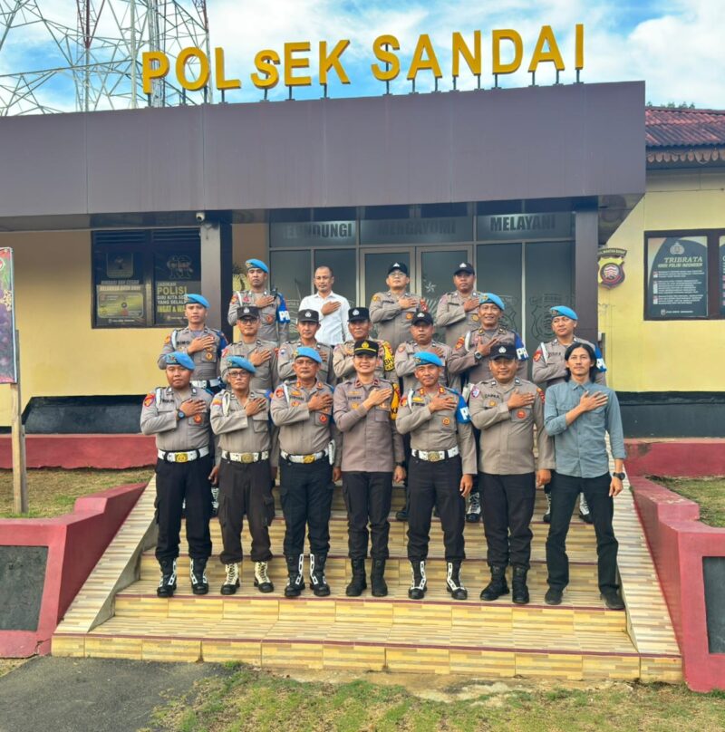 Gaktiblin Polsek Sandai 2026, Tim Bid Propam Polda Kalbar Pastikan Disiplin Personel