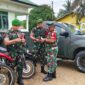Tegakkan Disiplin, Danramil Kembayan Periksa Kelengkapan Kendaraan Dinas Anggota