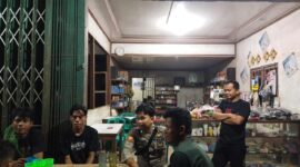 Ngobrol Bareng Warga, Patroli Malam Polsek Meranti Ciptakan Rasa Aman