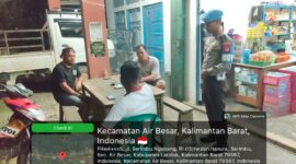 Patroli Malam Humanis Polres Landak: Sinergi Polisi dan Warga Terjaga