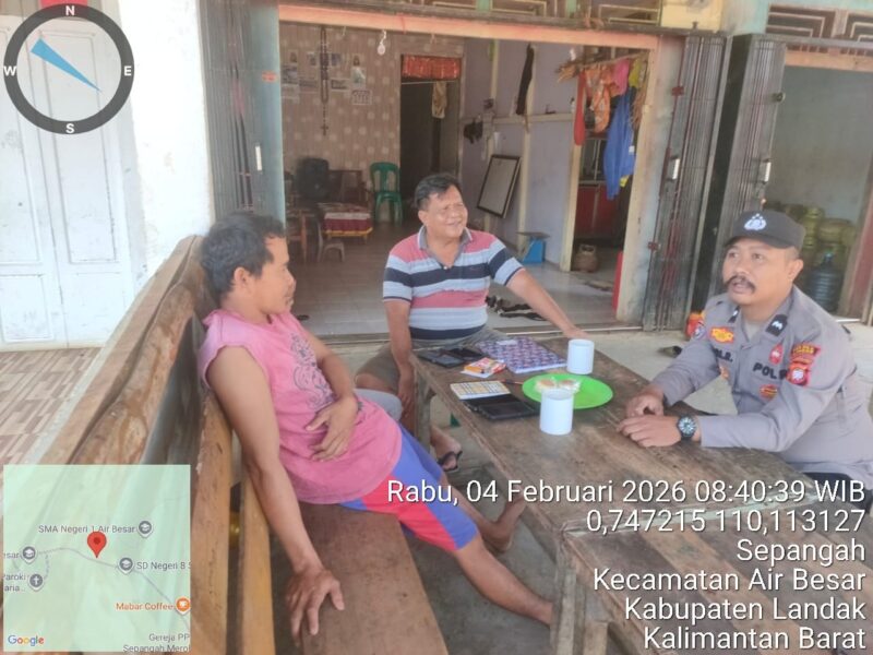 Patroli Dialogis Polres Landak, Polisi Duduk Bersama Warga Tingkatkan Keamanan Humanis