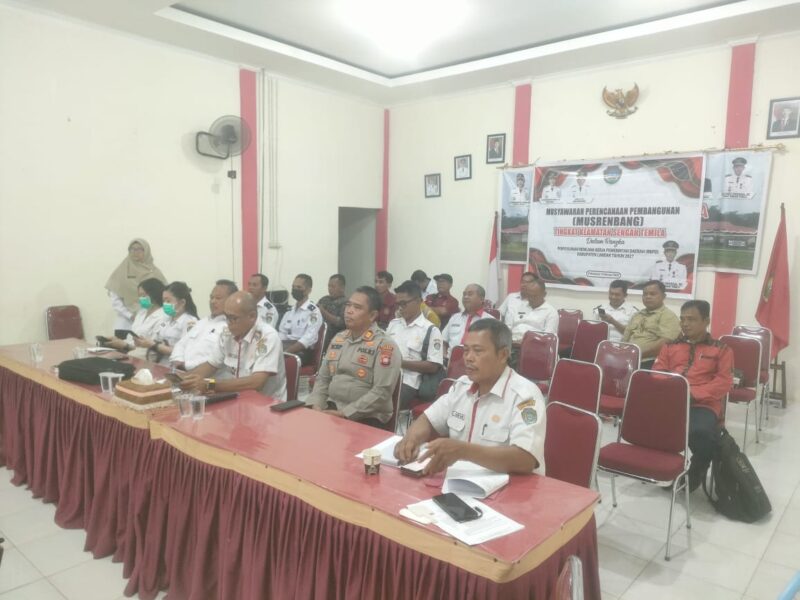 Musrenbang Kecamatan Sengah Temila Bahas Prioritas Pembangunan RKPD Landak 2027 Secara Virtual