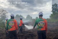 Karhutla Kubu Raya, titik asap Kubu Raya, patroli terpadu Karhutla, pemadaman lahan, pencegahan kebakaran hutan