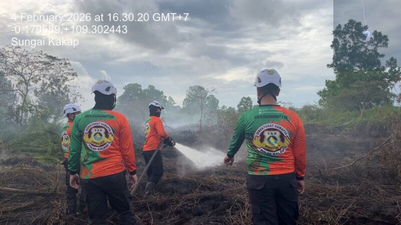 Karhutla Kubu Raya, titik asap Kubu Raya, patroli terpadu Karhutla, pemadaman lahan, pencegahan kebakaran hutan