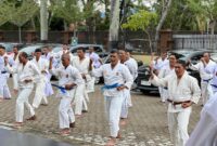 85 Personel Polresta Pontianak Jalani Ujian Bela Diri Persiapan Kenaikan Pangkat