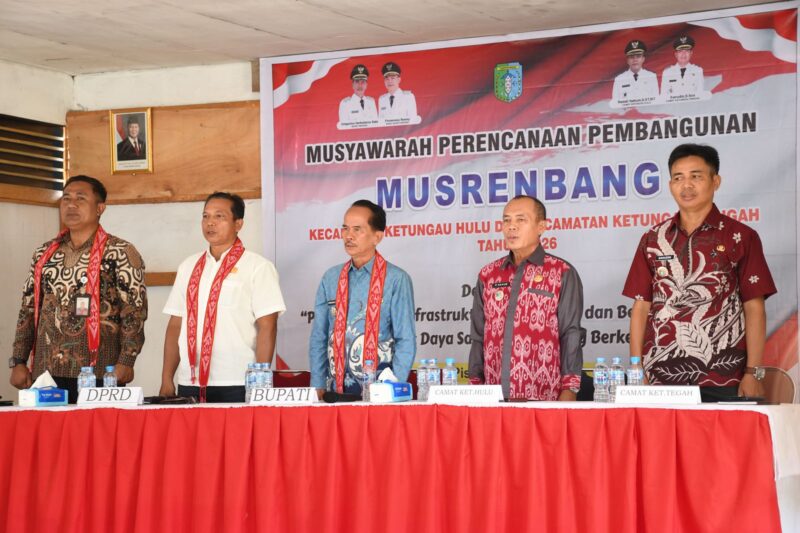 Bupati Sintang Hadiri Musrenbang Ketungau Hulu dan Tengah, Bahas Strategi Pembangunan Daerah