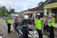 Polres Landak Lakukan Sidak Kendaraan Anggota untuk Tingkatkan Ketertiban