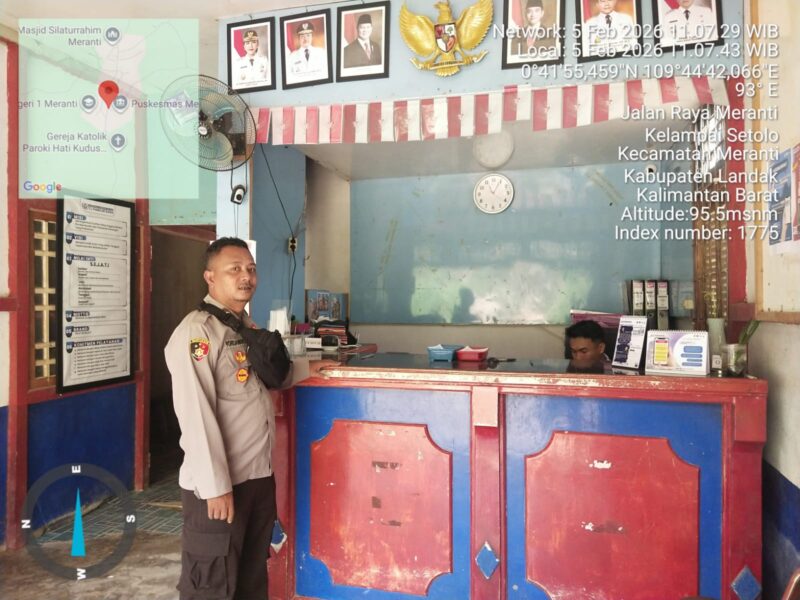 Cegah Gangguan Keamanan, Polsek Meranti Pantau Aktivitas di CU Pancur Kasih