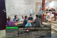 Patroli Malam Polsek Air Besar Perkuat Keamanan dan Sampaikan Himbauan Kamtibmas