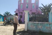 Pengamanan Gereja Ditingkatkan, Polsek Kuala Behe Pastikan Ibadah Aman