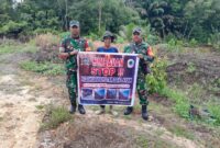 Antisipasi Karhutla, Koramil 1206-14 Hulu Gurung Edukasi Petani Soal Larangan Bakar Lahan