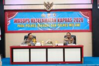 Satgas Ops Keselamatan Kapuas Polres Melawi Ikuti Pengawasan Operasi di Polres Sekadau