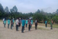 Kodim 1209/Bengkayang Latih PBB Siswa SMPN 1 Jagoi Babang, Bentuk Karakter Generasi Muda