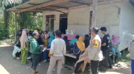 Sambang Humanis Polsek Sebangki, Warga Diajak Waspadai Niat Kejahatan