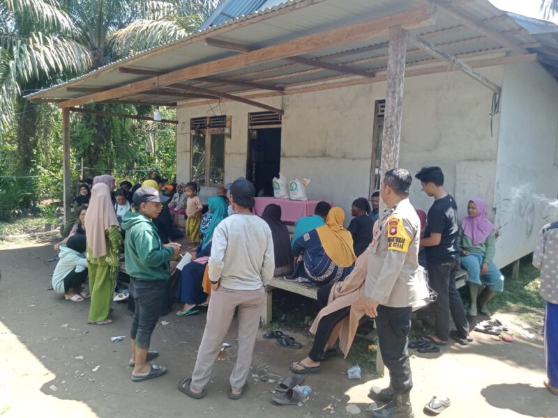 Sambang Humanis Polsek Sebangki, Warga Diajak Waspadai Niat Kejahatan